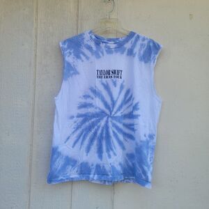 Taylor Swift The Eras Tour Shirt Tie Dye Tank Top Official Merchandise Mens XL.